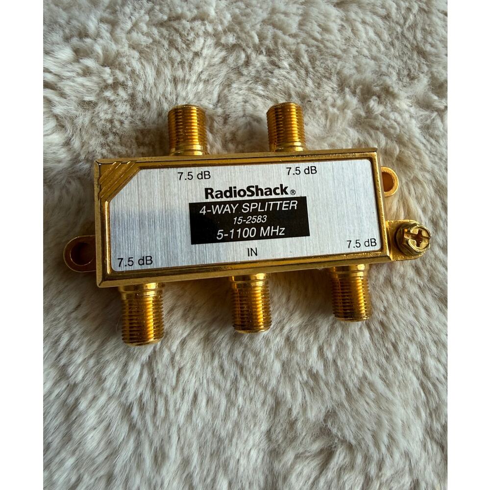 RadioShack 4 Way Splitter 15-2583